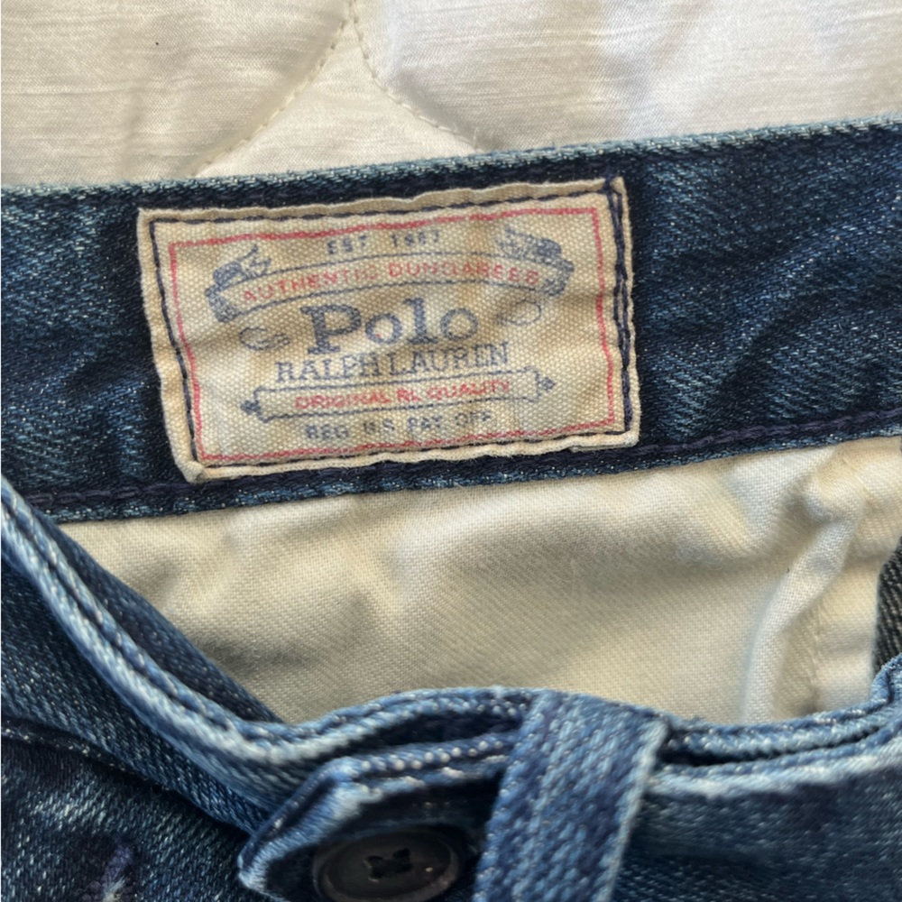 Polo by Ralph Lauren Dark Blue Flare Jeans - Picture 3 of 6